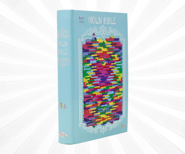 English - ICB - Sequin Sparkle Bible (Rainbow)