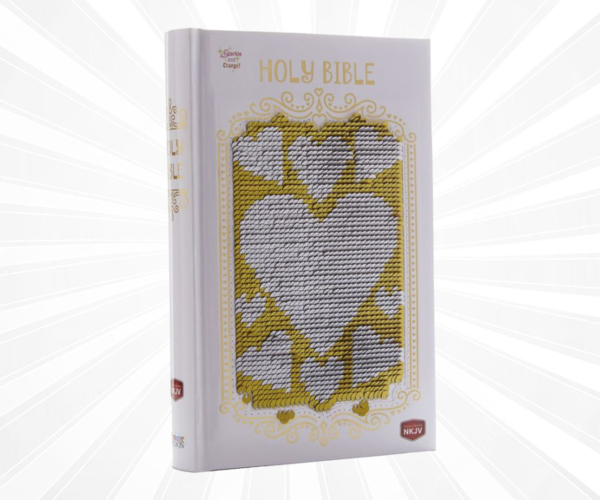 English - NKJV - Sequins Sparkle Bible (Gold)
