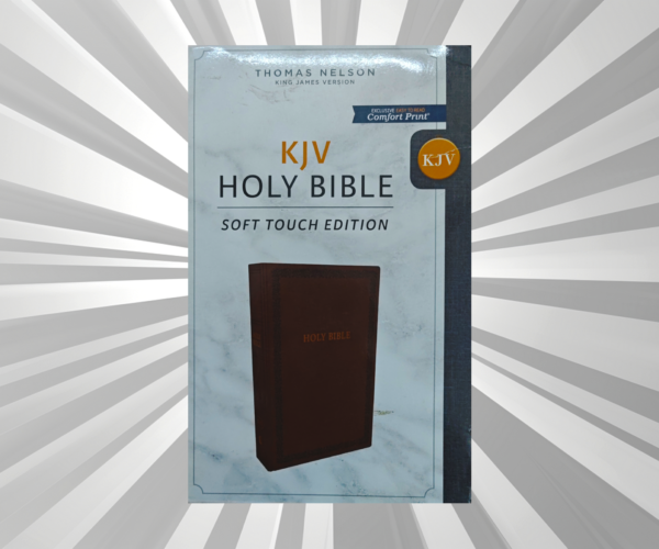 English - KJV Comfort Print Bible - Soft Touch Edition
