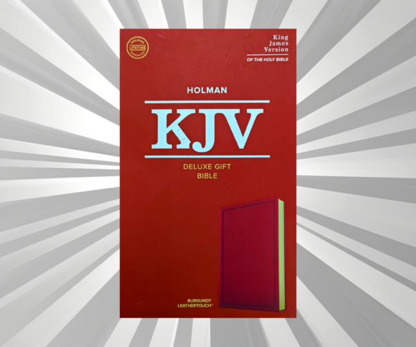 English - KJV - Deluxe Gift Bible - Burgundy Leathertouch