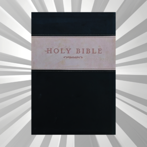 English - NLT - PU Black - Study Bible (Large Print)