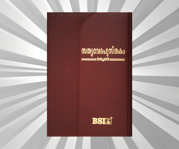 Malayalam Bible Compact Burgundy Vinyl Magnetic Flap (NAP)