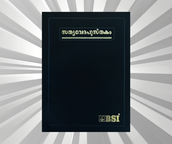 Malayalam - Bible - Senior Citizen N/F PL Red Edge