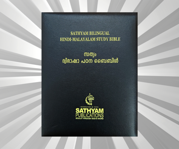 Malayalam - Hindi - Bilingual Study Bible Zip