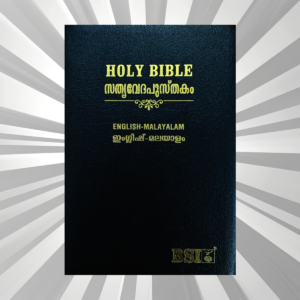 Malayalam/English Diglot Bible Royal BL Yapp Black (NAP)